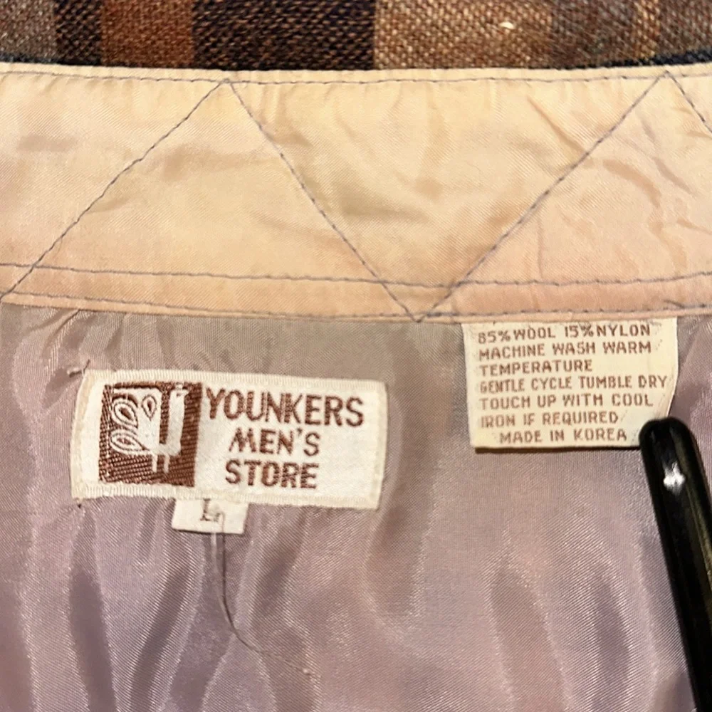 Shirt Jacket size L 85% wool; 15% nylon; Younkers Men’s Store - Picture 3 of 7